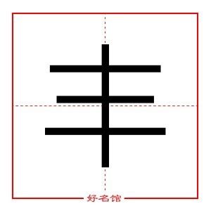 丰字五行|丰字解释